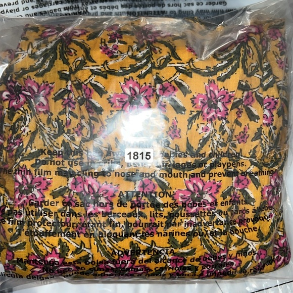 Rahi Del Sole Chiara Mini Dress in Yellow Floral Size Small - Picture 15 of 15